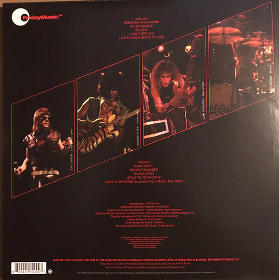 Dokken - Breaking The Chains (Translucent Red vinyl)