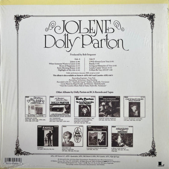 <tc>Dolly Parton – Jolene</tc>