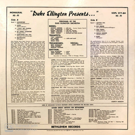 Duke Ellington - Duke Ellington Presents (Mono, DMM)