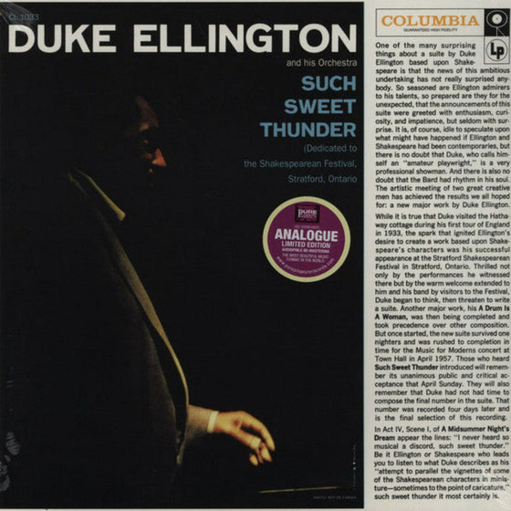 Duke Ellington And His Orchestra – Such Sweet Thunder (Mono)