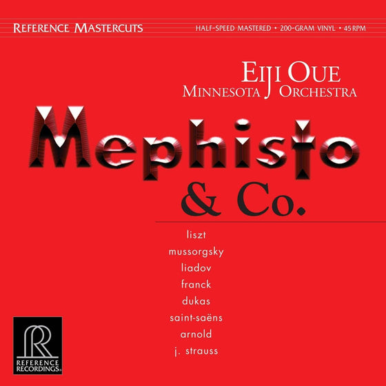 <transcy>Eiji Oue – Mephisto & Co - Liszt, Mussorgsky, Franck, Dukas, ... (2LP, 45 tours, 200g, Half-speed Mastering)</transcy>