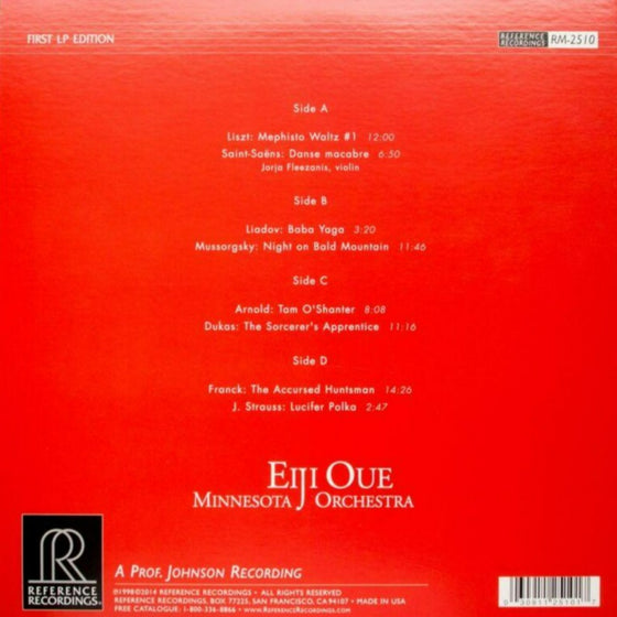 Eiji Oue – Mephisto & Co - Liszt, Mussorgsky, Franck, Dukas, ...  (2LP, 45RPM, 200g, Half-speed Mastering)