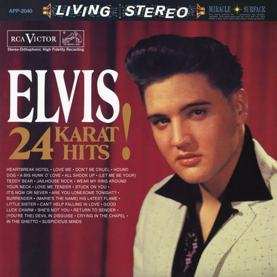 <transcy>Elvis Presley - 24 Karat Hits (3LP, Mono & Stereo, 45 tours)</transcy>