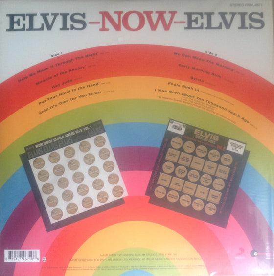 <transcy>Elvis Presley - Elvis Now (Vinyle translucide bleu )</transcy>