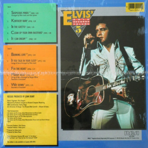<transcy>Elvis Presley - Elvis' Gold Records Volume 5</transcy>