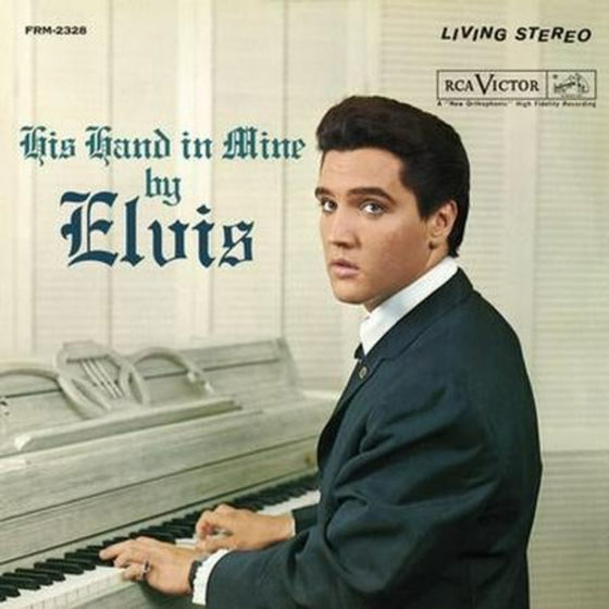 <transcy>Elvis Presley - His Hand In Mine (Vinyle avec marques blanches et argentées))</transcy>