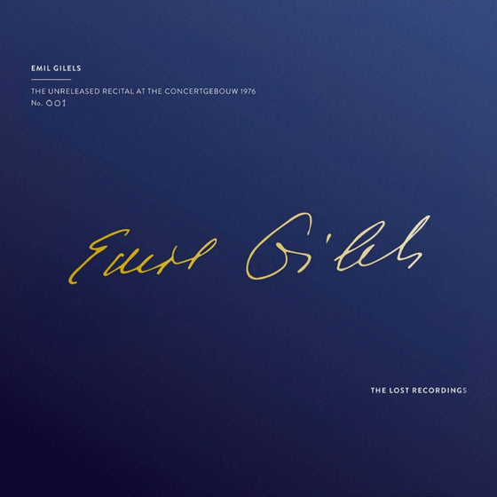 Emil Gilels - The Unreleased Concert At The Concertgebouw 1976 (2LP)