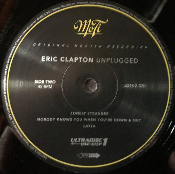 ERIC CLAPTON Unplugged MFSL 限定 新品未開封 LP
