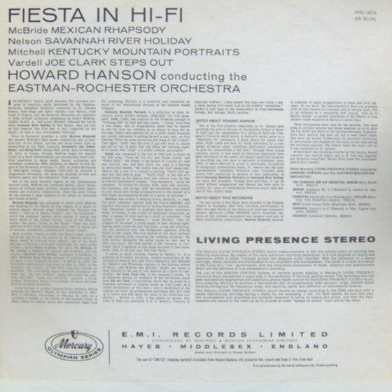 Fiesta in Hi-Fi - Howard Hanson & The Eastman-Rochester Orchestra (Half-Speed Mastering)