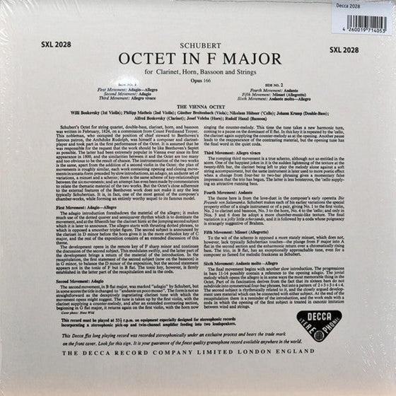 <tc>Franz Schubert – Octet In F Major - The Vienna Octet</tc>