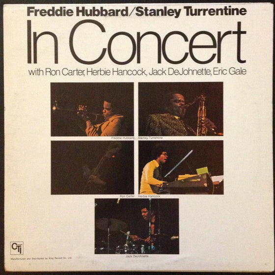 <transcy>Freddie Hubbard and Stanley Turrentine - In Concert (2LP)</transcy>