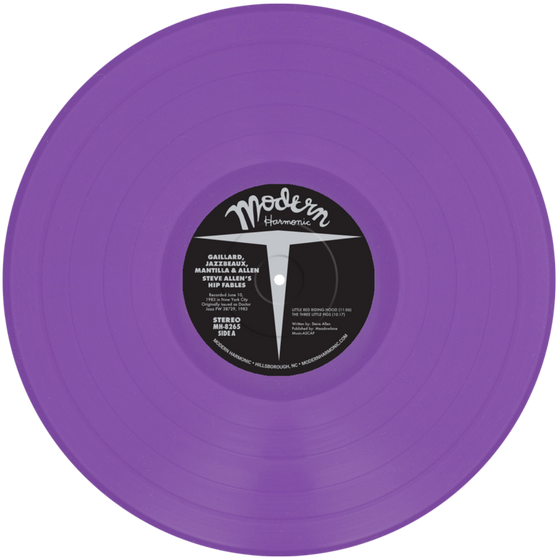 <tc>Gaillard, Jazzbeaux, Mantilla & Allen - Steve Allen's Hip Fables (Vinyle violet)</tc>