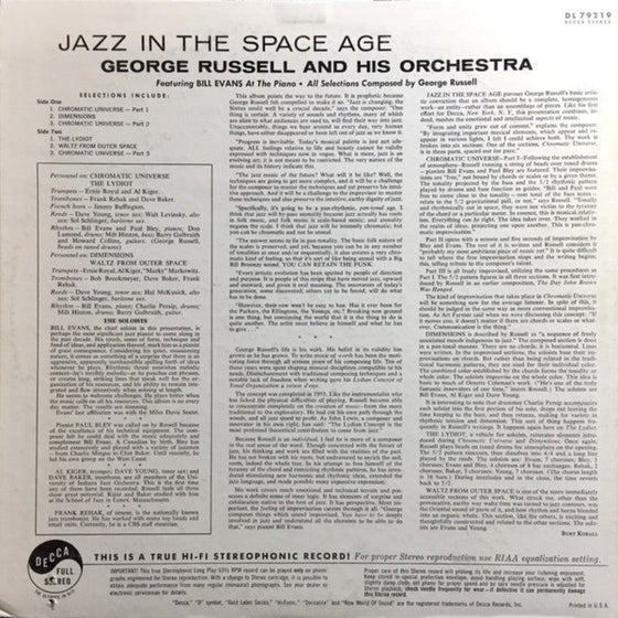 George Russell and His Orchestra featuring Bill Evans - Jazz in the Space Age