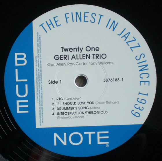 <tc>Geri Allen Trio - Twenty One (2LP)</tc>