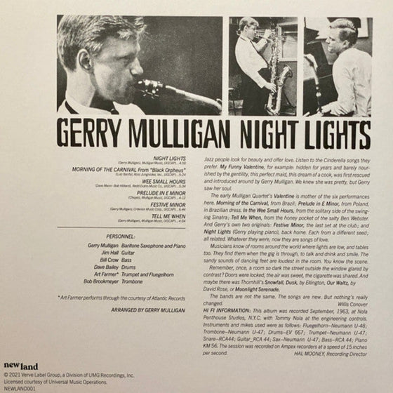 <tc>Gerry Mulligan - Night Lights</tc>