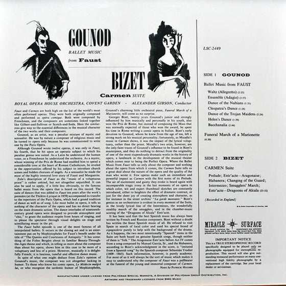 Gounod - Faust & Ballet Music – Bizet - Carmen & Suite - Alexander Gibson