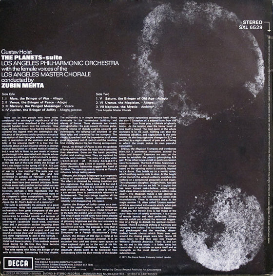 Gustav Holst - “The Planets” - Zubin Mehta