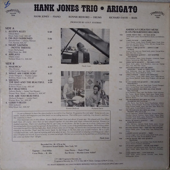 Hank Jones - Arigato