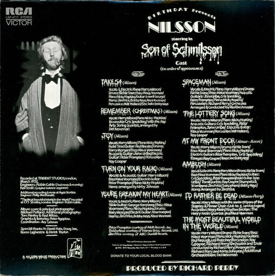 <transcy>Harry Nilsson - Son of Schmilsson (2LP, 45 tours)</transcy>