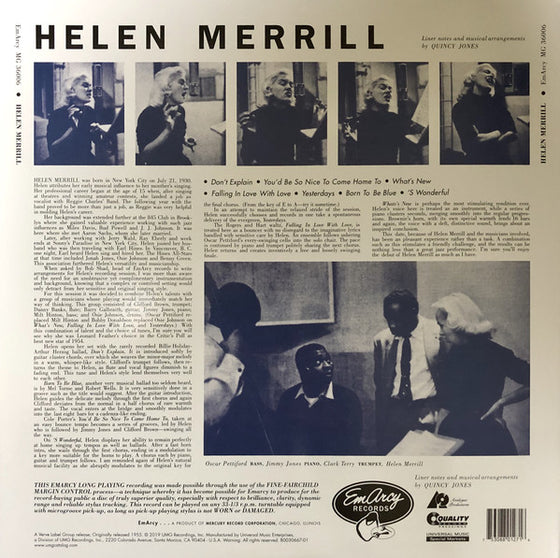 Helen Merrill (Mono)