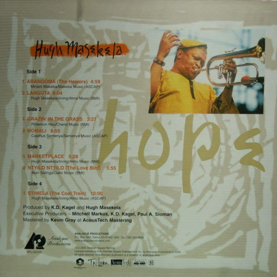 Hugh Masekela - Hope (2LP, 45RPM)
