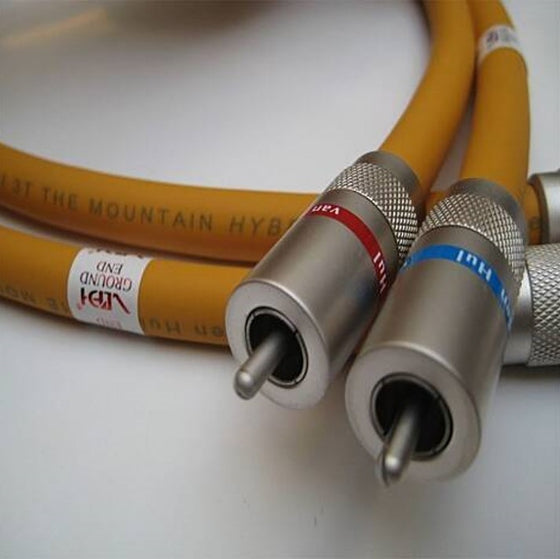 <transcy>Câble d'interconnexion - Van Den Hul 3T The Mountain Hybrid - RCA vers RCA (1,0 à 5,0m)</transcy>
