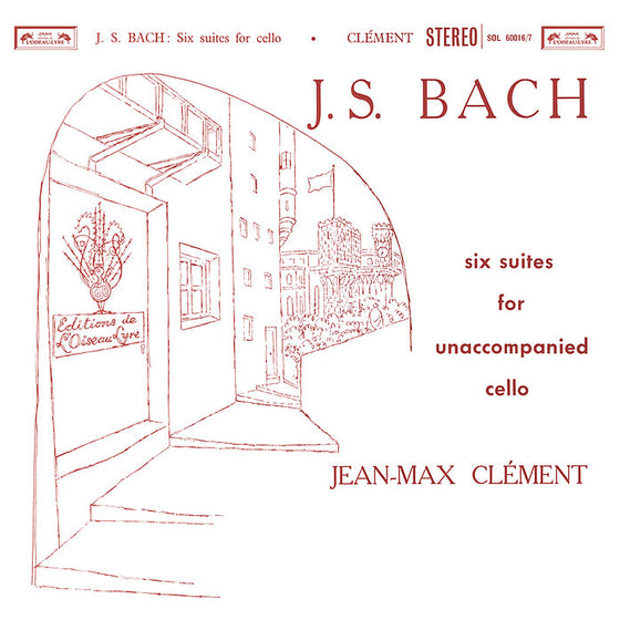 J.S. Bach - 6 Cello Suites - Jean-Max Clément (2LP, Mono)