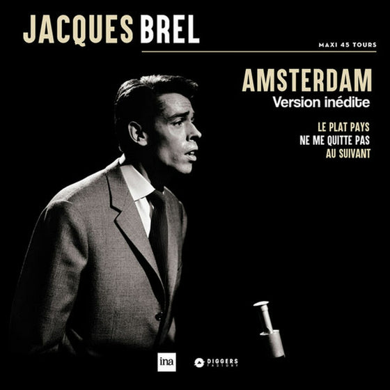 <transcy>Jacques Brel - Amsterdam (45 tours, Vinyle beige)</transcy>