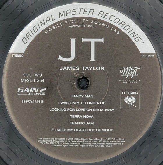 James Taylor – JT (Ultra Analog, Half-speed Mastering)