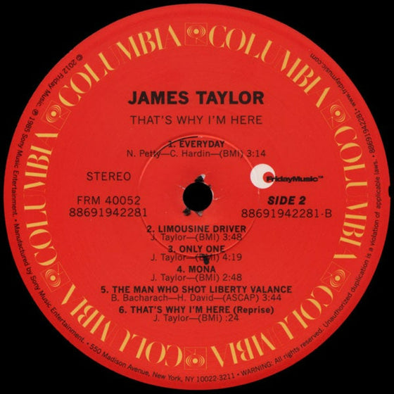 James Taylor – That’s why I’m here