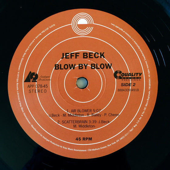 Jeff Beck - Blow by Blow (2LP, 45RPM, 200g)