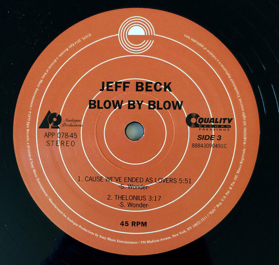 Jeff Beck - Blow by Blow (2LP, 45RPM, 200g)