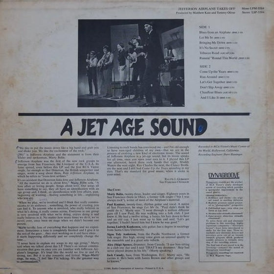 Jefferson Airplane - Takes Off (Translucent Blue vinyl)