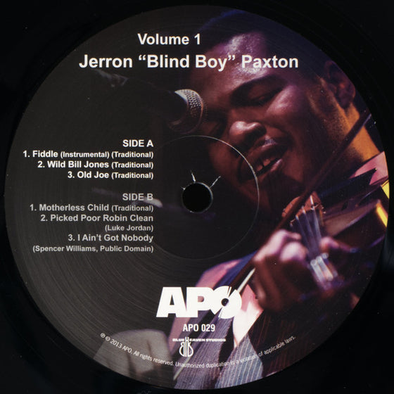 Jerron ''Blind Boy'' Paxton volume 1 (D2D, 200g)