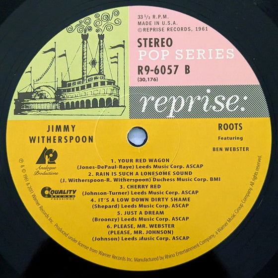 Jimmy Witherspoon Featuring Ben Webster – Roots