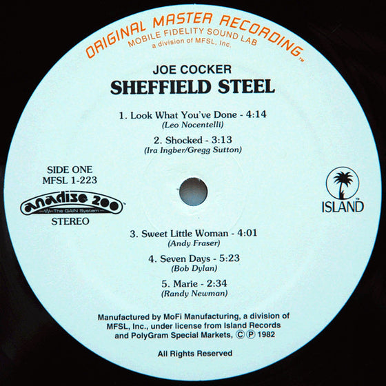 <tc>Joe Cocker – Sheffield Steel (200g, Half Speed Mastering)</tc>