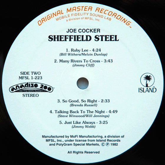 Joe Cocker – Sheffield Steel (200g, Half Speed Mastering)