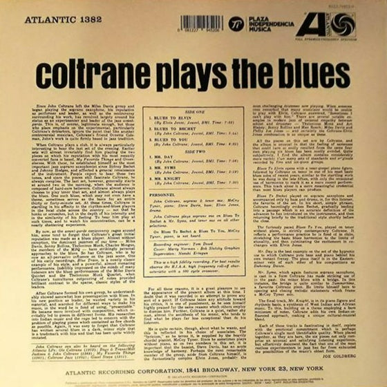 John Coltrane - Coltrane Plays The Blues (2LP, 45RPM)