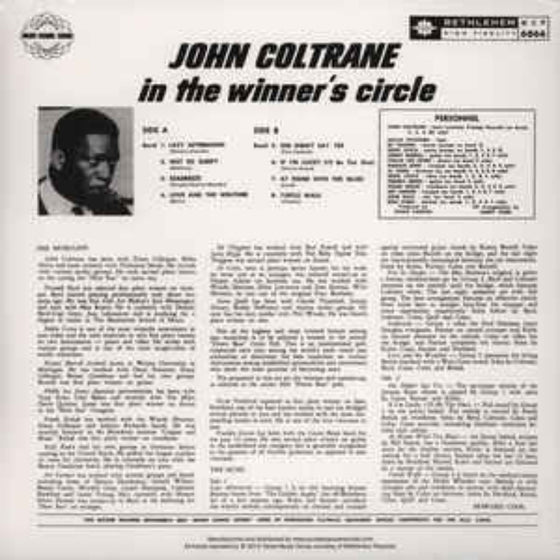 John Coltrane In The Winner's Circle (Mono)