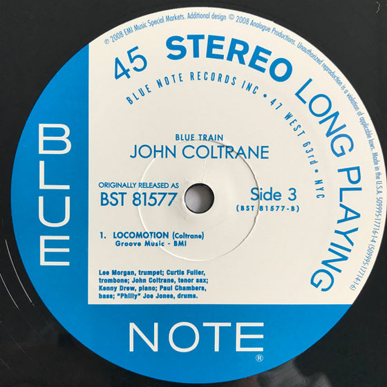 John Coltrane – Blue Train (2LP, 45RPM, 200g)
