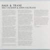 John Coltrane & Milt Jackson - Bags & Trane (2LP, 45RPM)