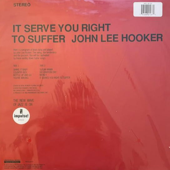 <transcy>John Lee Hooker - It Serve You Right To Suffer (2LP, 45 tours)</transcy>