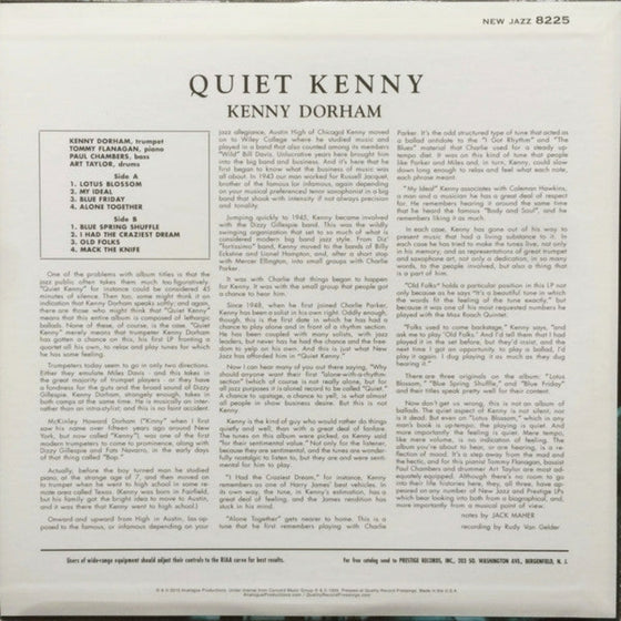 Kenny Dorham - Quiet Kenny (200g)