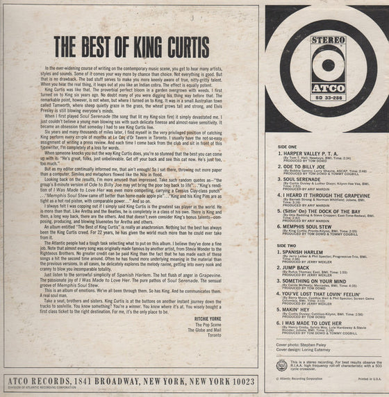 <transcy>King Curtis - The Best Of King Curtis</transcy>