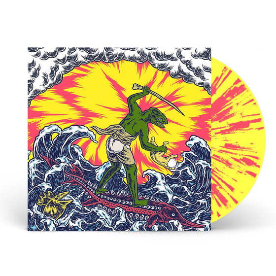 King Gizzard & The Lizard Wizard - Teenage Gizzard (Transparent yellow with pink splatter color vinyl)