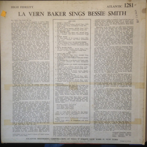 <transcy>LaVern Baker Sings Bessie Smith</transcy>