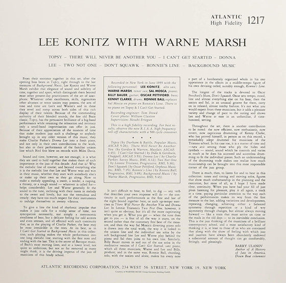 <transcy>Lee Konitz with Warne Marsh (Mono)</transcy>