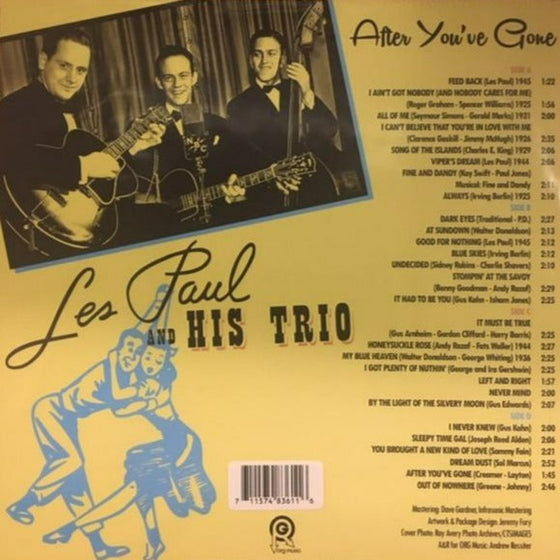 <transcy>Les Paul - After you have gone (2LP, Mono)</transcy>