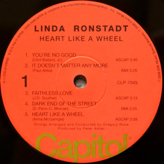 <tc>Linda Ronstadt - Heart Like a Wheel</tc>