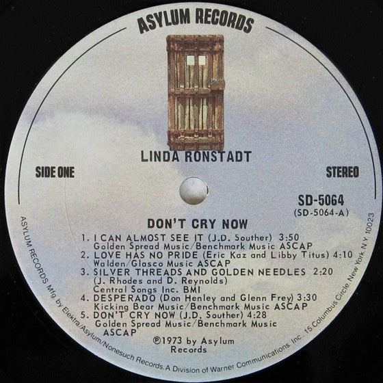 Linda Ronstadt – Don't Cry Now (Ultra Analog, Half-speed Mastering)